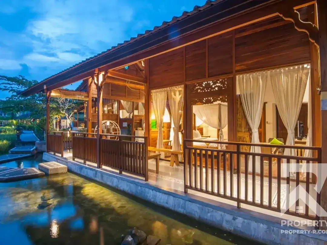 Vila 3 Kamar Tidur yang Santai dengan Pemandangan Hutan di Ubud Bali untuk Disewakan Leasehold - Image 4 of 10
