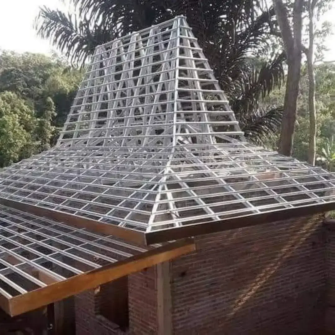 Kanopi Baja Ringan, Canopy besi hollo, rangka baja ringan, plafon PVC - Image 8 of 8