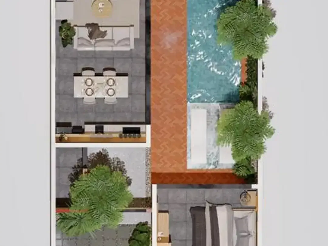 Villa Fully Furnished Leasehold 30 Tahun di Jimbaran, Kuta Selatan - Image 3 of 6