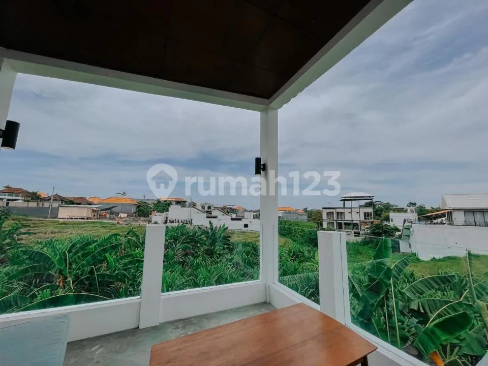 2br Leasehold Yearly Tropical Villa View Sunset Sawah Canggu - Image 3 of 4