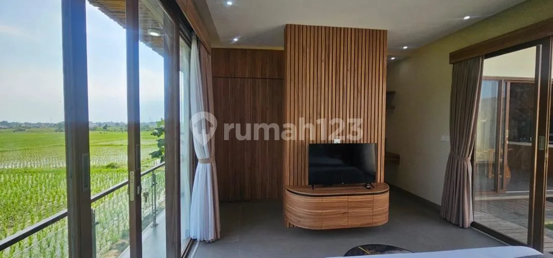 Bedroom Villa For Rent In Buduk - Peaceful Rice Field View - Image 4 of 4