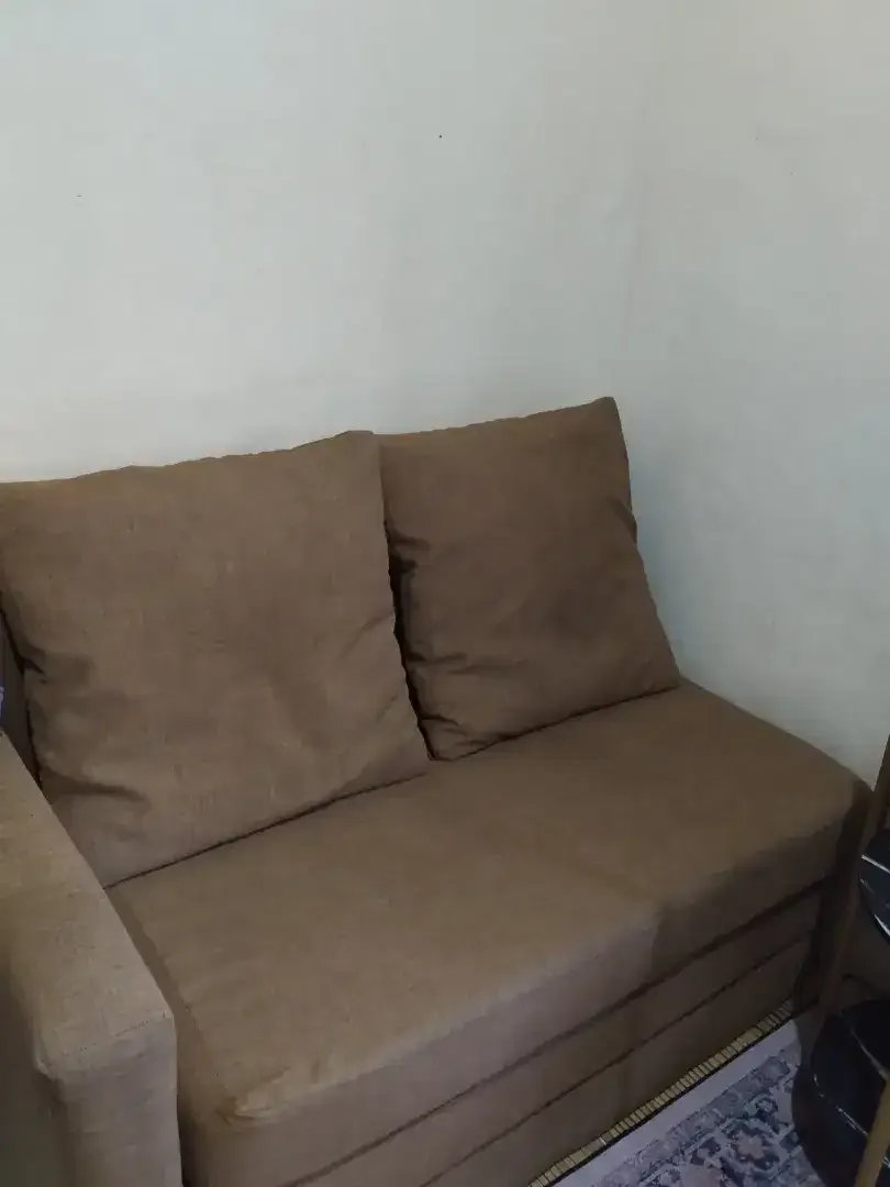 SOFA BED + BONUS 2 BANTAL BESAR + MEJA - Image 3 of 4