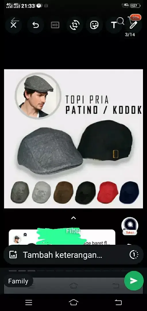 Topi Fedora dan Tompi Jazz - Image 1 of 10