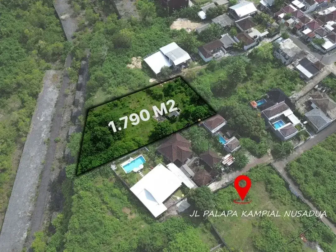 BUC! TANAH OCEAN VIEW NUSA DUA – HANYA 200 JT-AN/ARE! PELUANG INVESTASI LANGKA  ( RBN / SY/ LM ) - Image 3 of 9