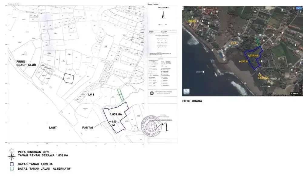 DIJUAL TANAH COCOK BUAT BEACH CLUB CANGGU - Image 3 of 4