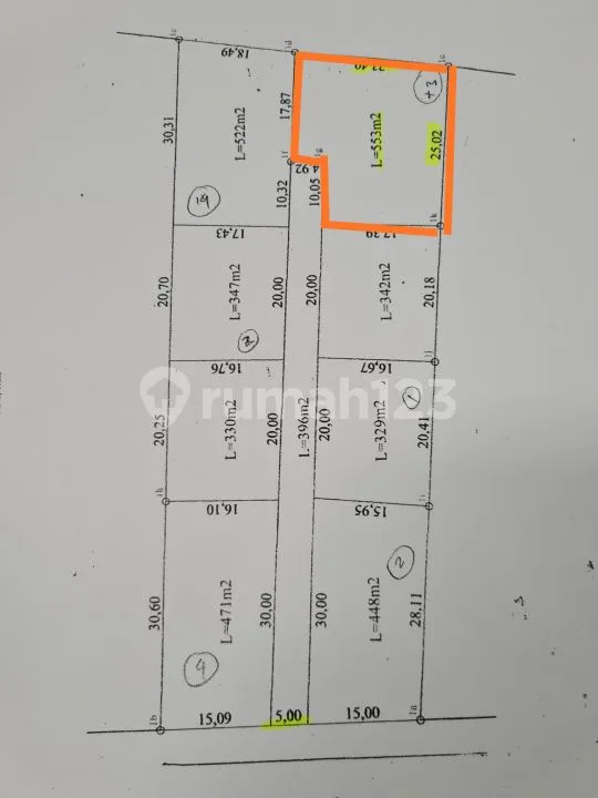 Dijual Tanah 550 M2 Lokasi di Pantai Balangan, Kuta Selatan - Image 2 of 4