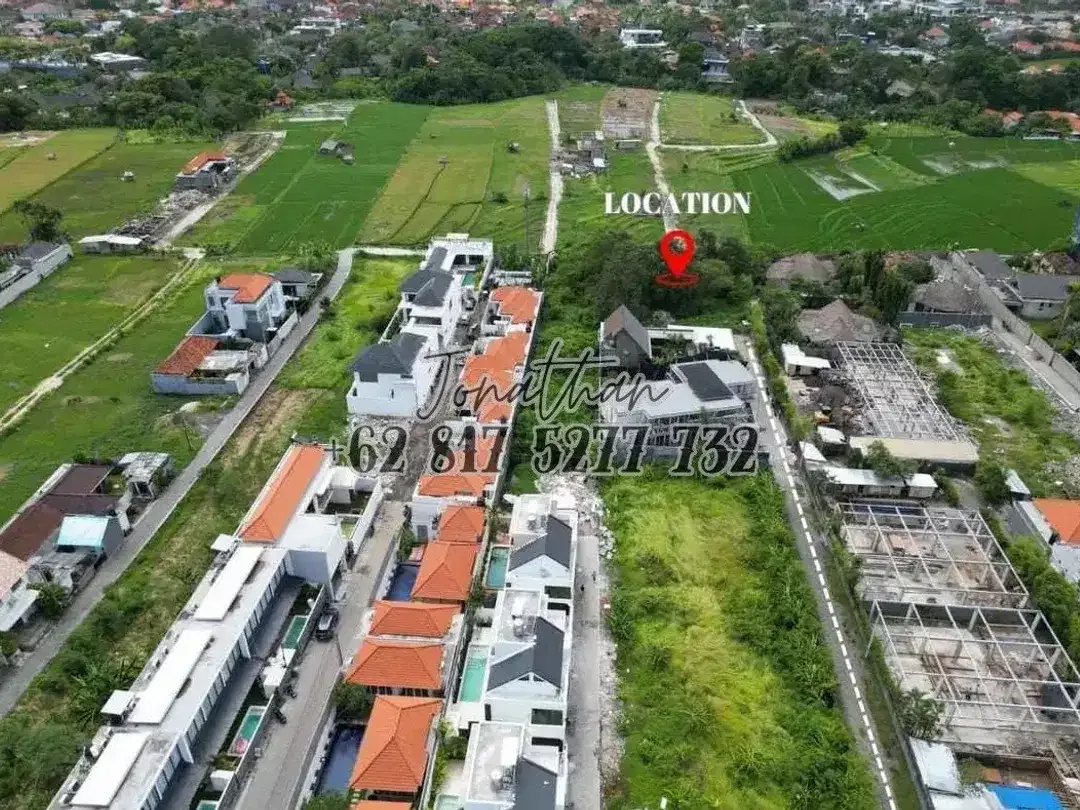 Dijual Tanah Komersial Freehold Area Villa Bumbak Umalas Bali - LSSO - Image 7 of 9