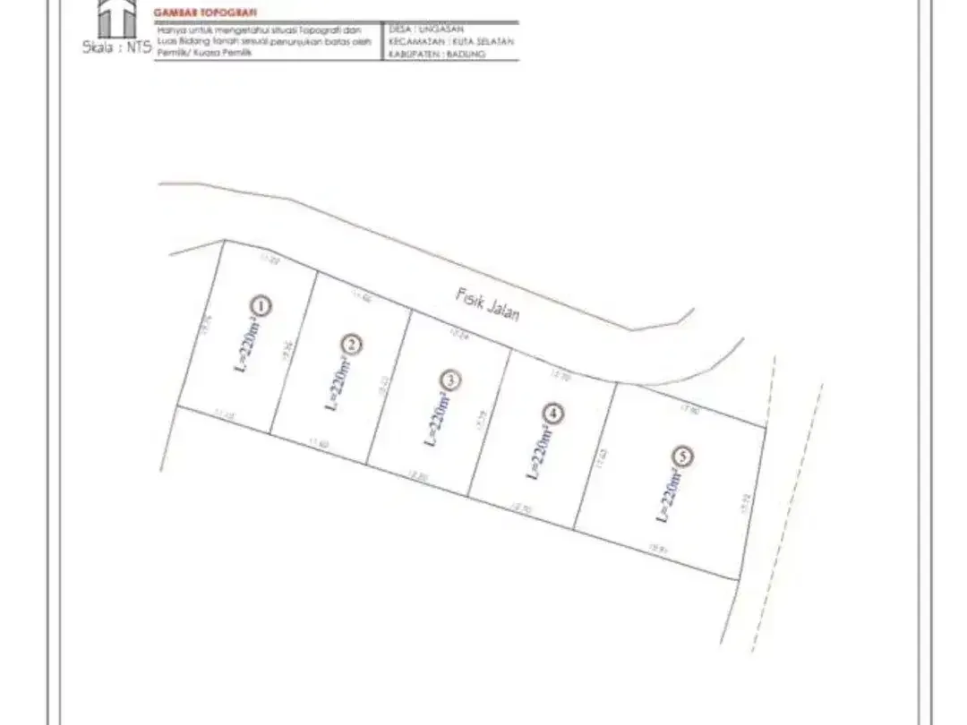 Dijual Tanah Kavling Plot Kecil di Ungasan - Image 2 of 8