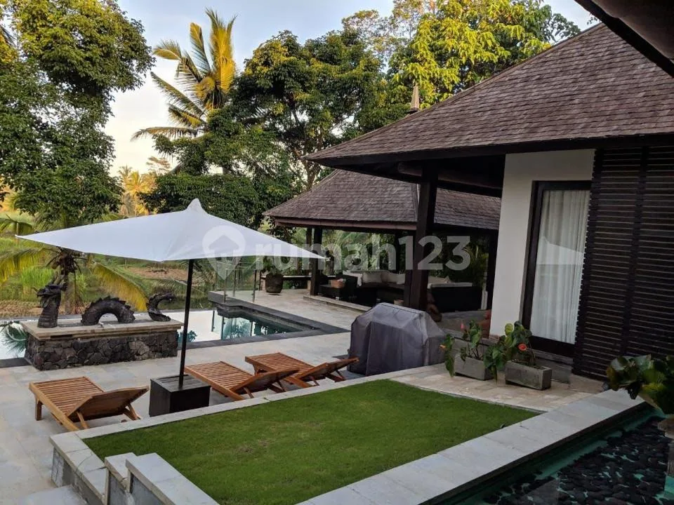 Villa Mewah Luas Furnished With Pool View Sungai dan Sawah, Ubud - Image 4 of 4