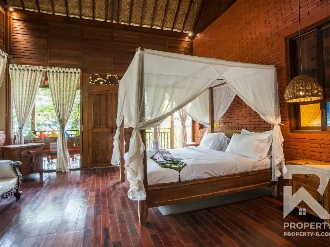 Vila 3 Kamar Tidur yang Santai dengan Pemandangan Hutan di Ubud Bali untuk Disewakan Leasehold - Image 9 of 10