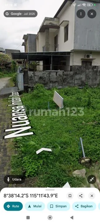 Tanah Strategis Jalan Nuansa Indah Utara, Buluh Indah, Denpasar - Image 4 of 4