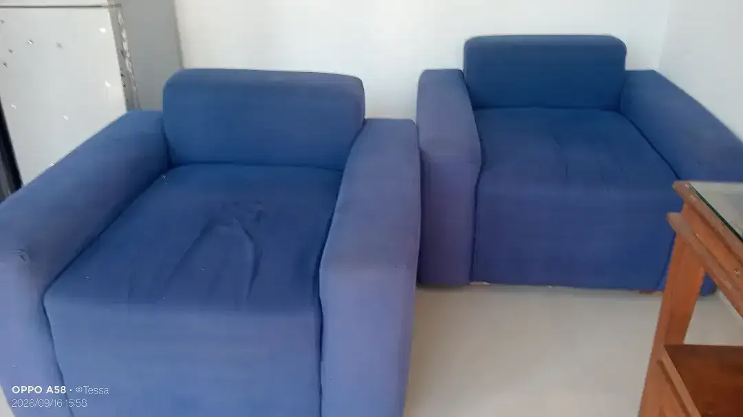 Kursi sofa biru - Image 2 of 5