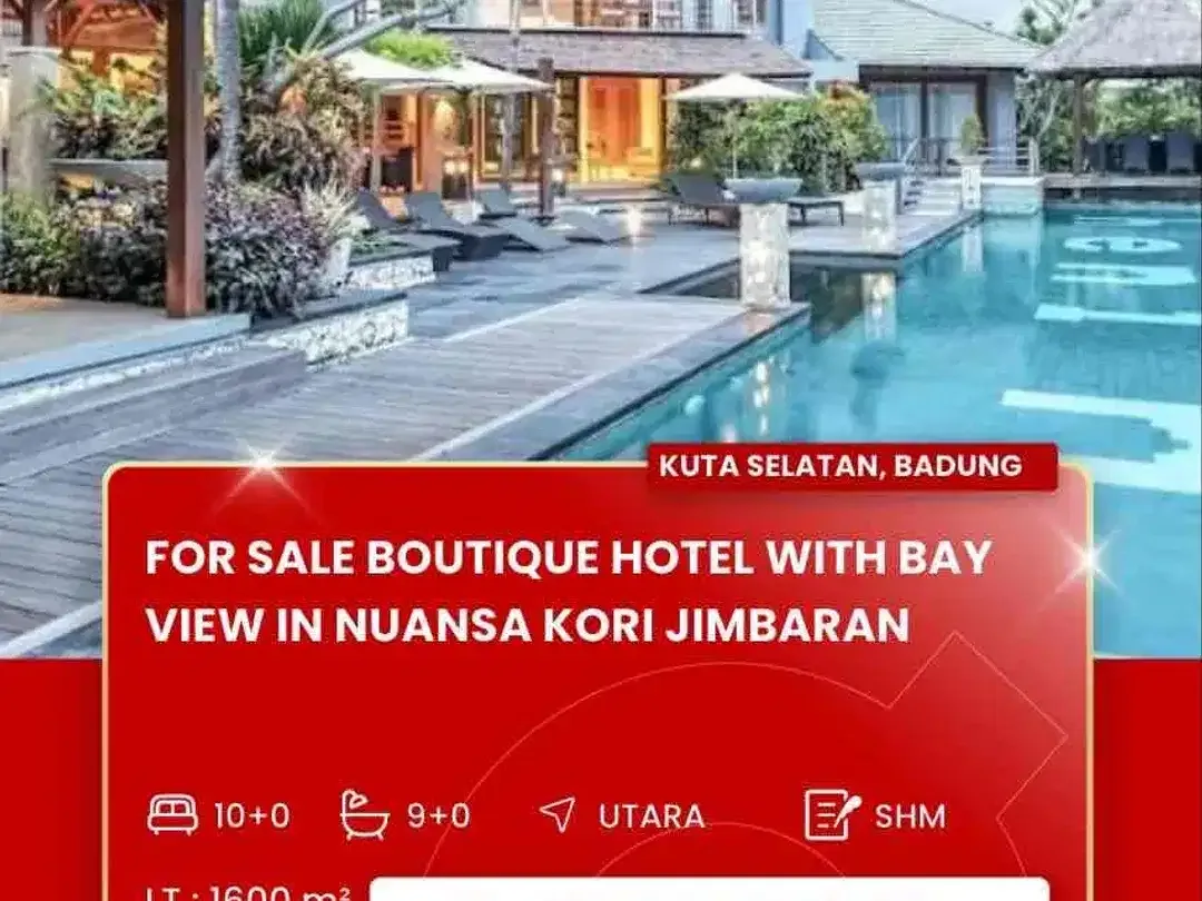 DIJUAL BOUTIQUE HOTEL JIMBARAN BALI - Image 1 of 7