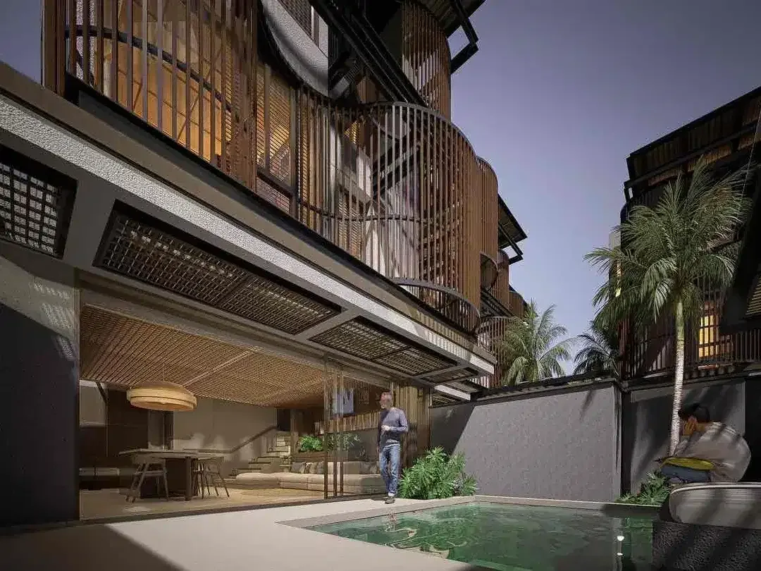 SMART INVESTMENT APARTMENT PRIVATE POOL LEASEHOLD 30 YEARS IN THE PRIME AND STRATEGIC LOCATION AT PERERENAN CANGGU - Image 2 of 10