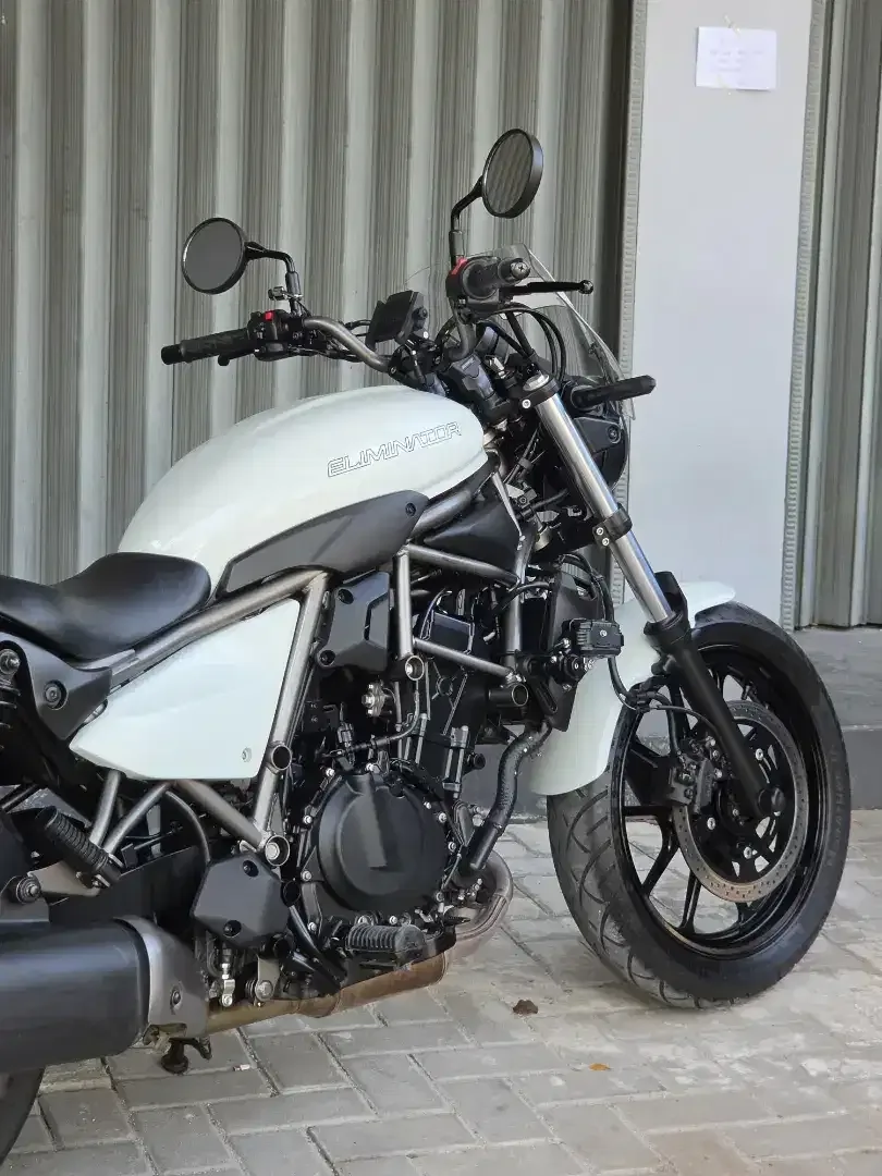 Moge Cruiser Kawasaki Eliminator 450 th 2024 Pmk Km7rb Like New Modif - Image 2 of 10