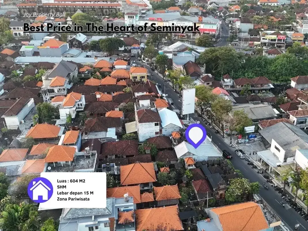Tanah Sangat Langka di Seminyak Super Strategis - Image 1 of 5