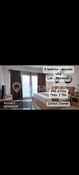 Vila Besar 5Kmr Siap Huni Harga Murah Kemenuh Ubud Area - Image 4 of 4