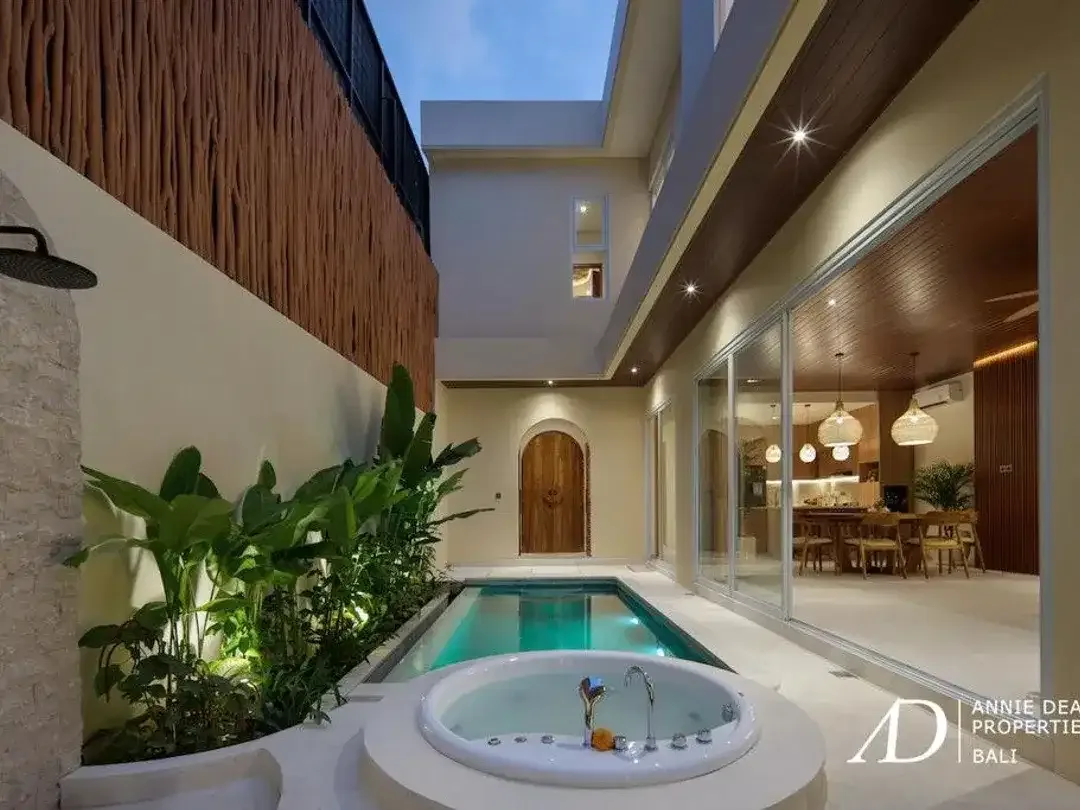 LEASEHOLD | MODERN TROPICAL 3-BEDROOM VILLA IN TUMBAK BAYUH (NEAR CANGGU) - Image 2 of 10