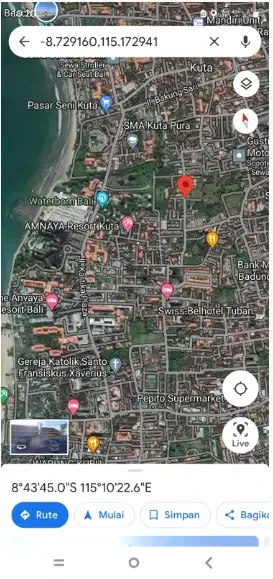 Tanah 1,8 Hektar di Kuta Bali - Image 10 of 10
