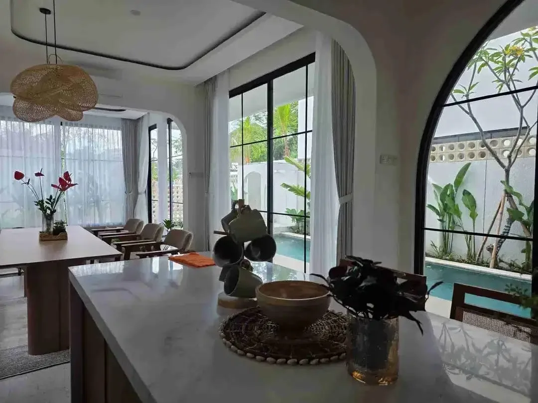Villa Baru bergaya santorini dijual di Canggu Kuta utara Bali - Image 9 of 10