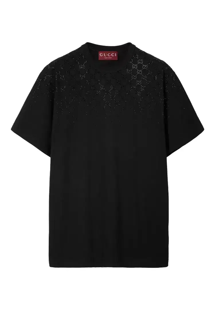 NEW LIMITED EDITION ORIGINAL GUCCI RHEINSTONE LOGO - Image 1 of 3