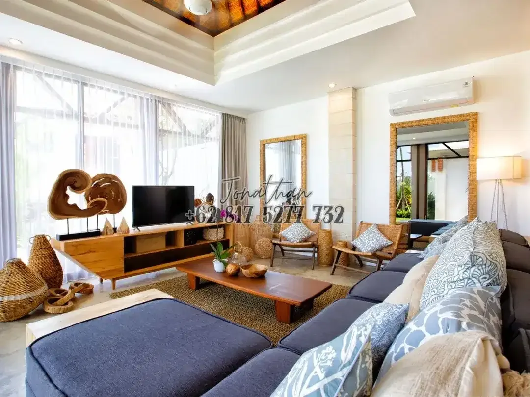 Disewakan Villa Bulanan 3 Kamar Tidur Dekat Pantai Berawa Canggu Bali - Image 7 of 10