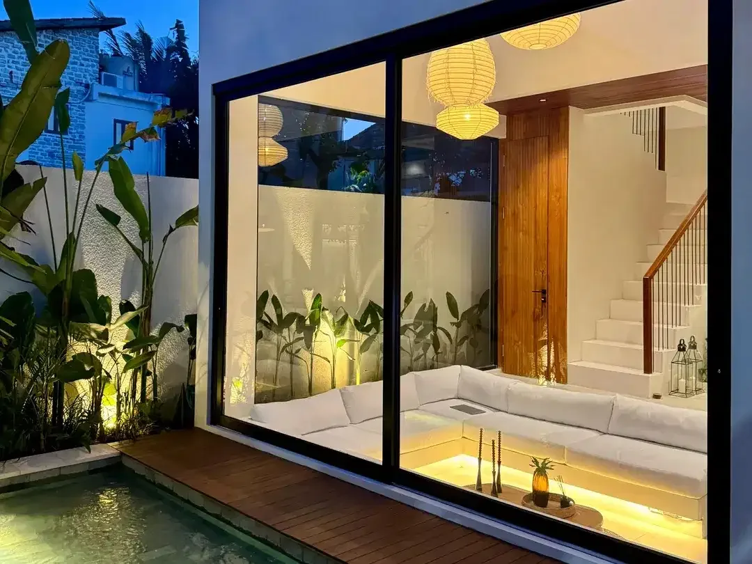 Designer Villa of 2-BR at the Beachside of Pererenan for leasehold - Image 8 of 8