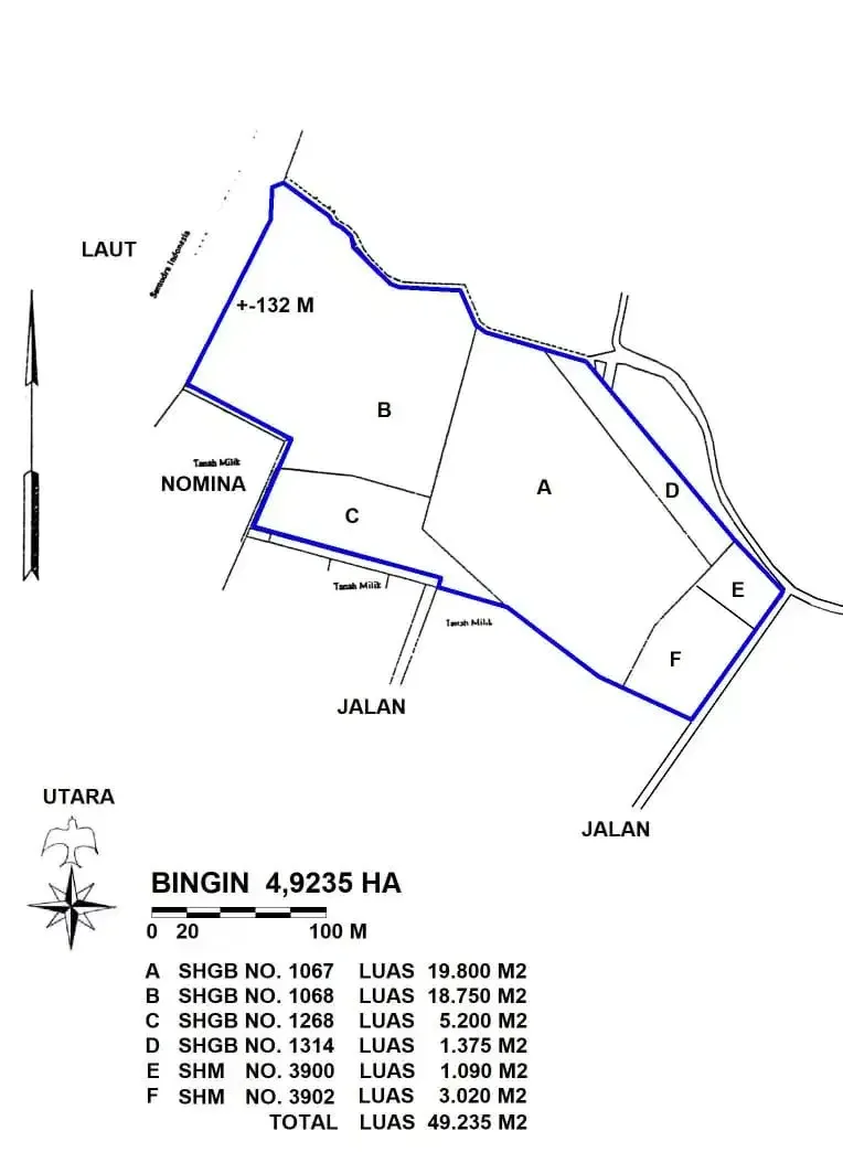 TURUN HARGA TANAH TEPI TEBING LAUT BINGIN PECATU - Image 2 of 7