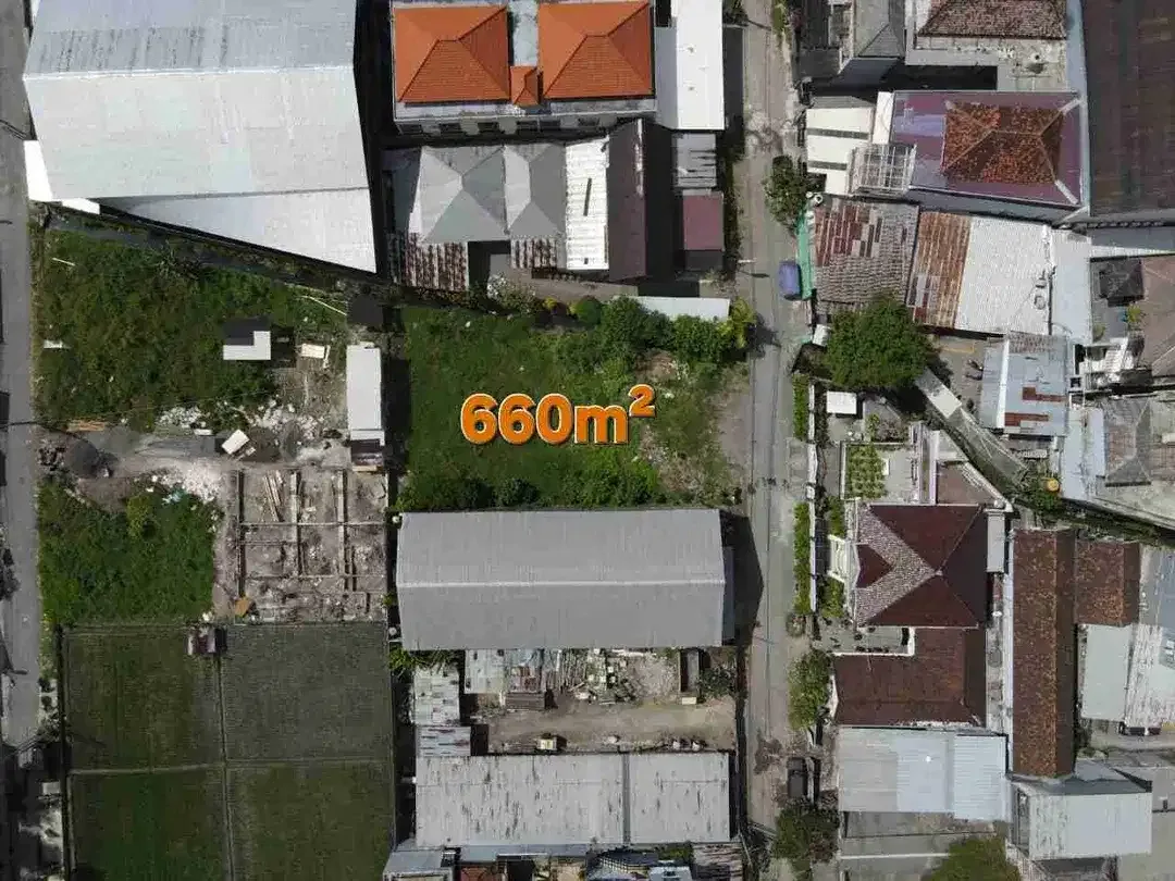 Jual tanah 6,6are di Pura demak, teuku umar barat Denpasar Bali - Image 8 of 9
