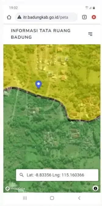 Leased Land 16 acres at Tukad Selatan Ungasan - Image 10 of 10
