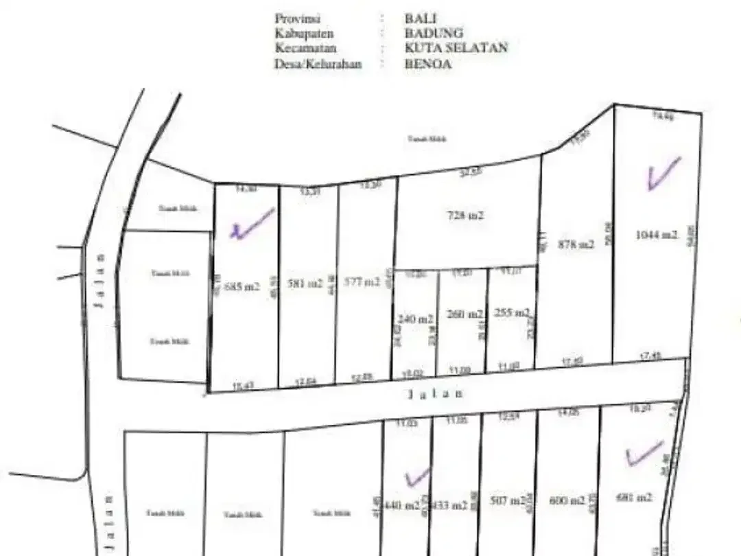 Tanah Kavling Elite Nusa Dua 685M², One Gate System, 5 Menit ke Tol Mandara, SHM - Image 2 of 2