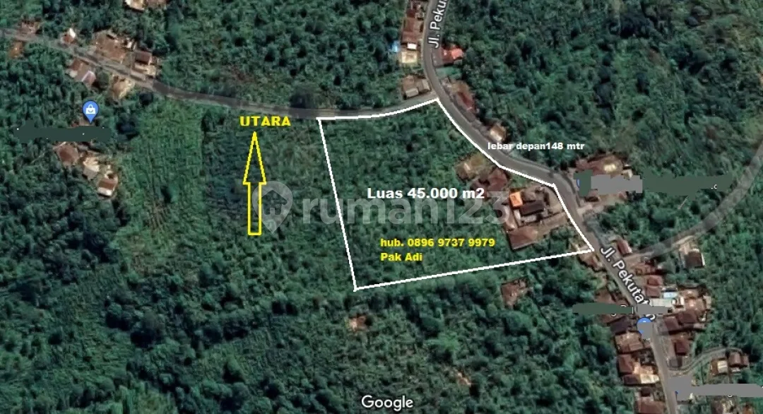 Tanah SHM Murah Pinggir Jalan Dijual Bu di Bali Utara - Image 3 of 4