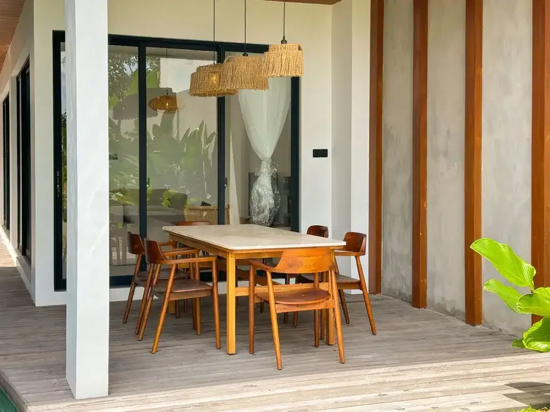 BRAND NEW TROPICAL MODERN STYLE RICE FIELD AND RIVER VIEW AT KEDUNGU TABANAN - Image 2 of 10