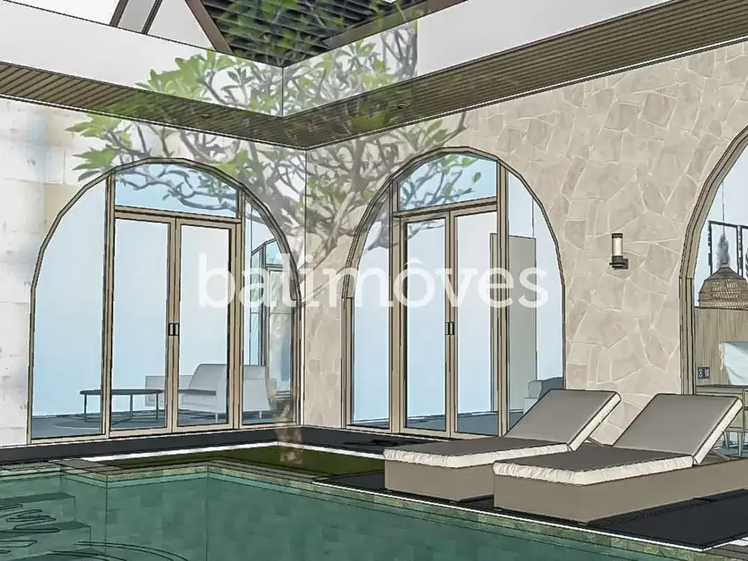Villa Dua Kamar Tidur yang Belum Dibangun di Tepi Pantai Sanur - Image 6 of 10