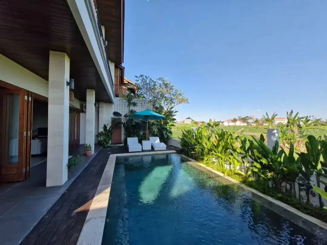 Villa View Sawah fully furnished di Canggu - Image 10 of 10