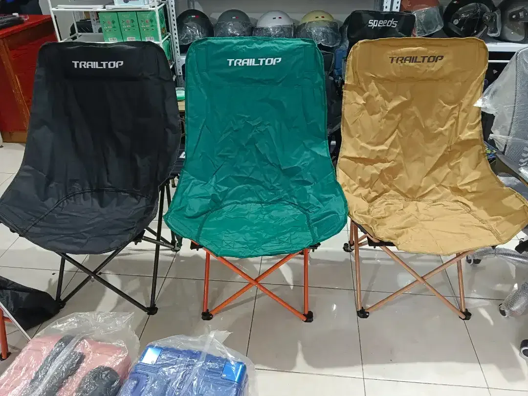 PROMO Kursi Lipat Sandaran Tinggi camping/mancing/gunung UK.47x47x91cm - Image 5 of 9