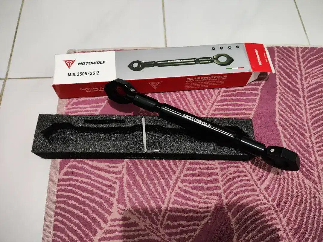 Palang Stang Stibilizer Motor Motowolf Aluminium Alloy Premium - New - Image 2 of 4