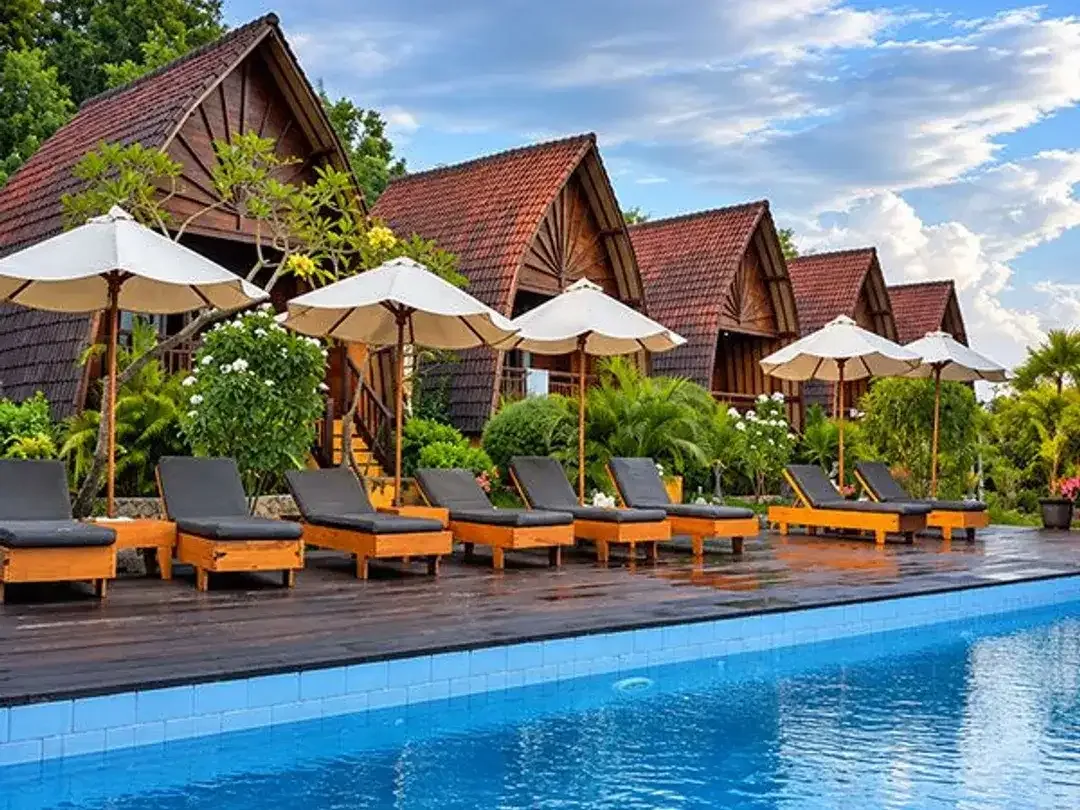 [Ams-013.Ast] For Sale Villa Hotel View Laut & Gunung Agung - Nusa Penida Bali - Image 4 of 10