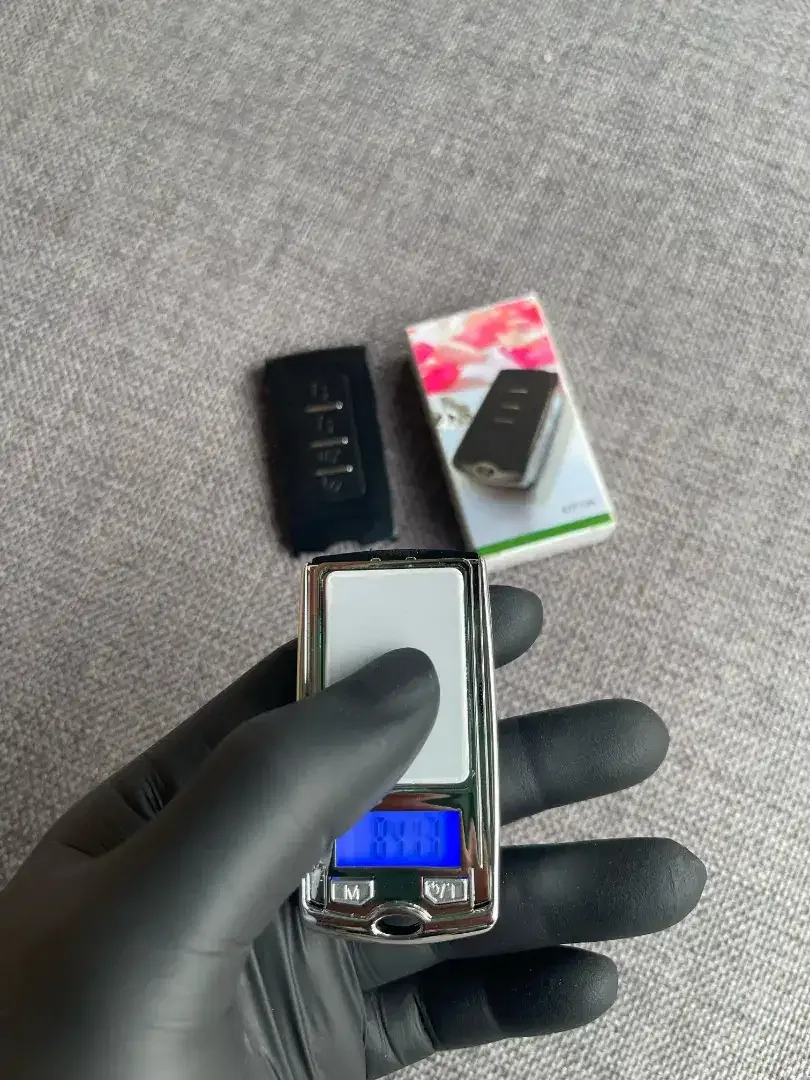 Ready timbangan emas mini digital 200 gram model remot mobil - Image 1 of 3