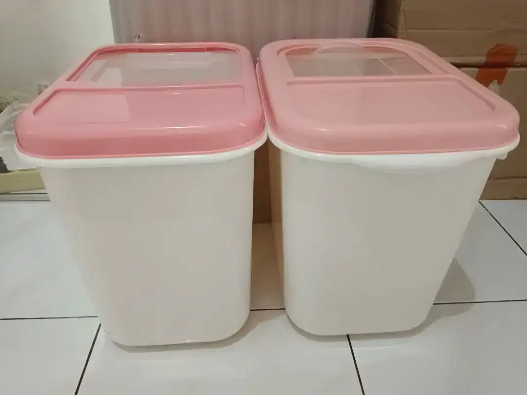 Tempat Kotak Penyimpanan Beras Storage Kapasitas 10kg Tutup Sliding - Image 4 of 4
