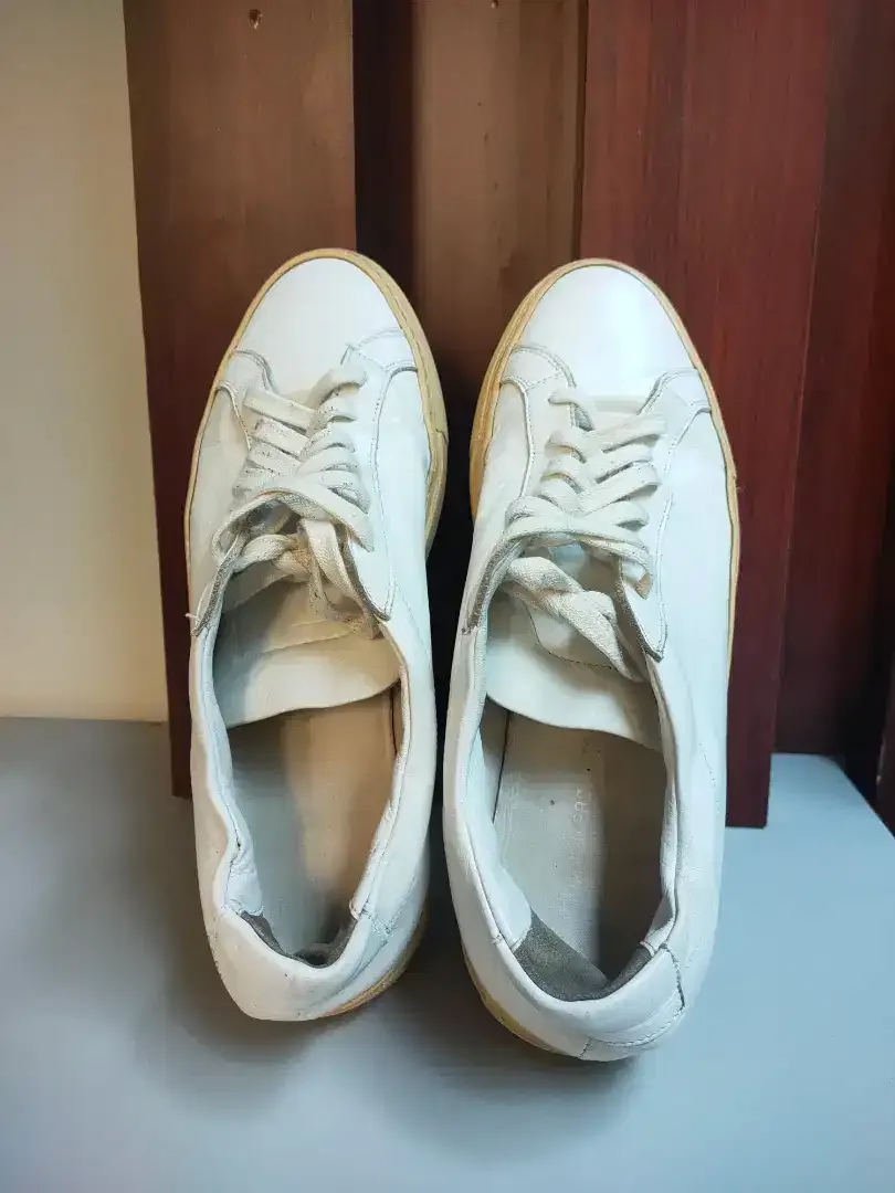 Sepatu Common Projects White Pearl UK 43 insol 275-280 Made in Italong - Image 2 of 2
