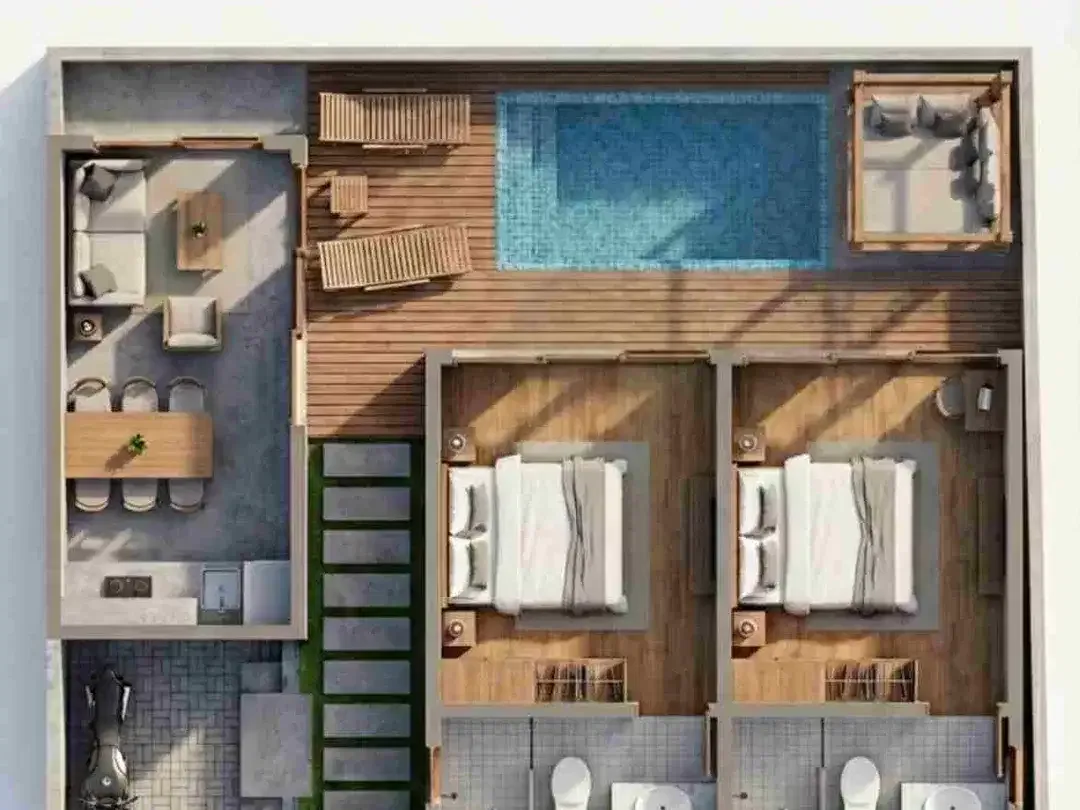 Villa Baru 4 unit tukad nyali sanur Denpasar Bali - Image 2 of 5