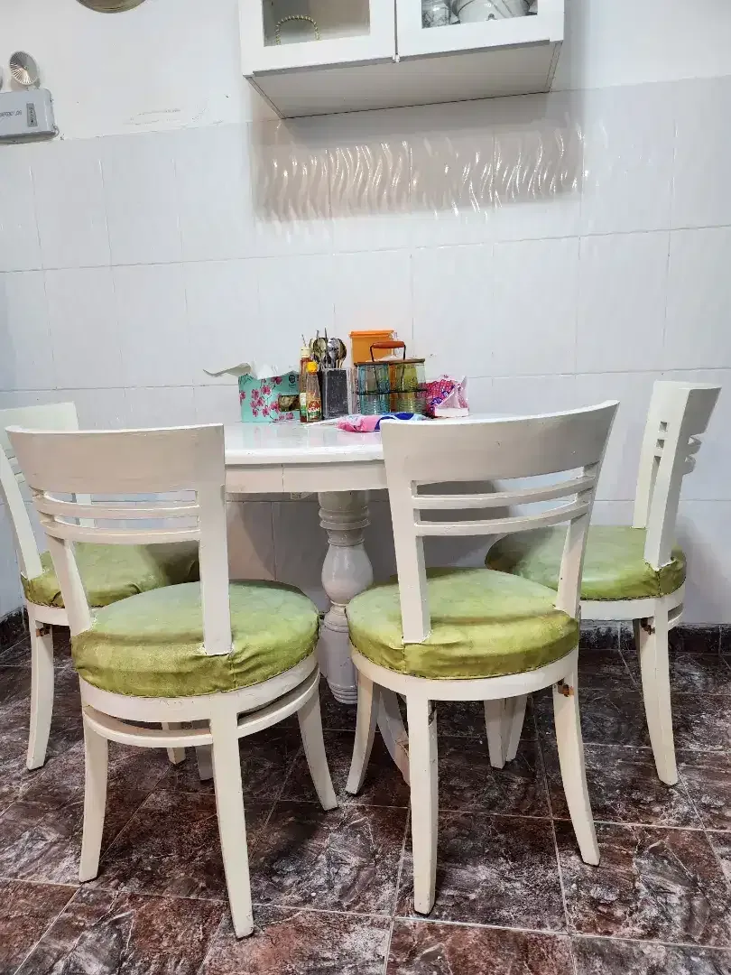 Dijual Meja Makan Kayu Jati Set 4 Kursi - Image 6 of 10