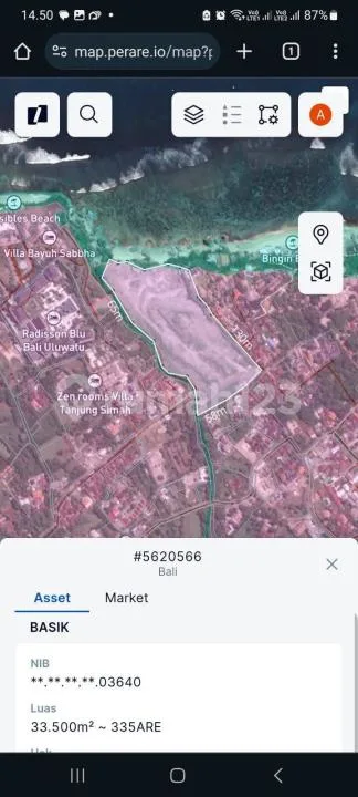 Dijual Tanah di Padang-Padang Beach - Image 4 of 4