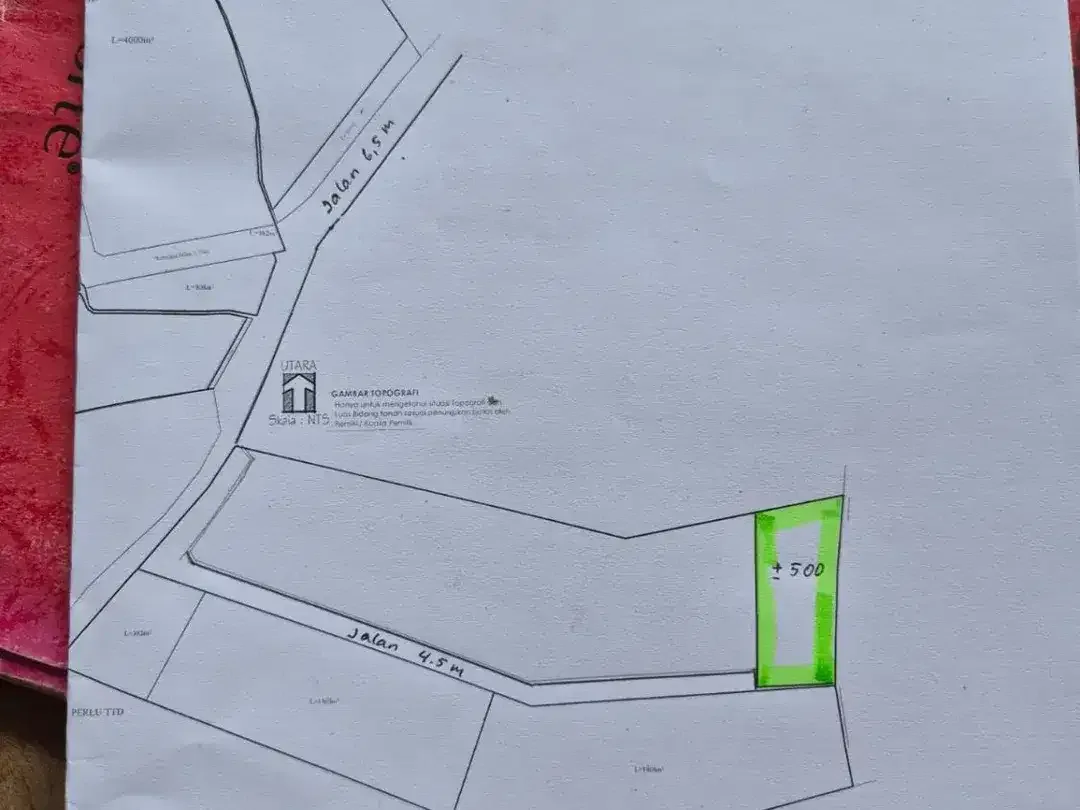 Dijual Tanah 5 Are di Area Padang Galak, Sanur. - Image 2 of 9