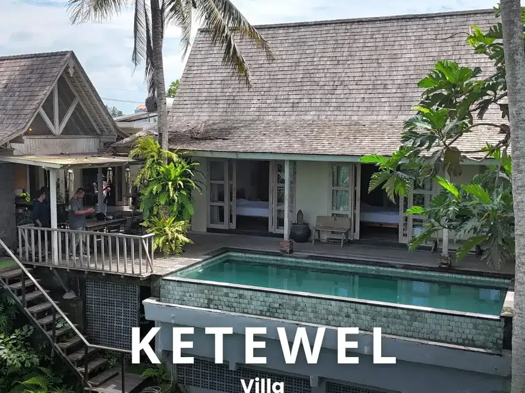 Villa Pantai Purnama Samping Sungai Pemandangan Sawah 5 Menit Ke Pantai - Image 1 of 10