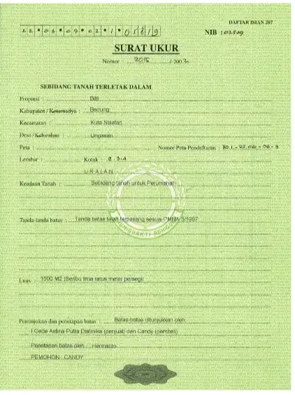 Dijual tanah kawasan villa airis pecatu - Image 8 of 8