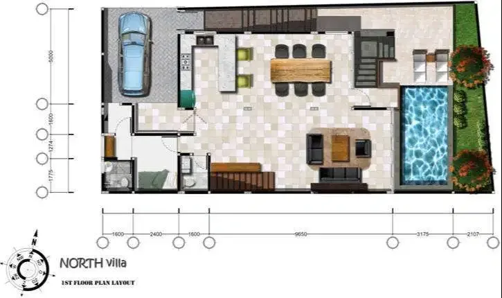 LUXURY VILLA WITH UNINTERRUPTED VIEWS ON HILLSIDE BENOA - Image 7 of 8