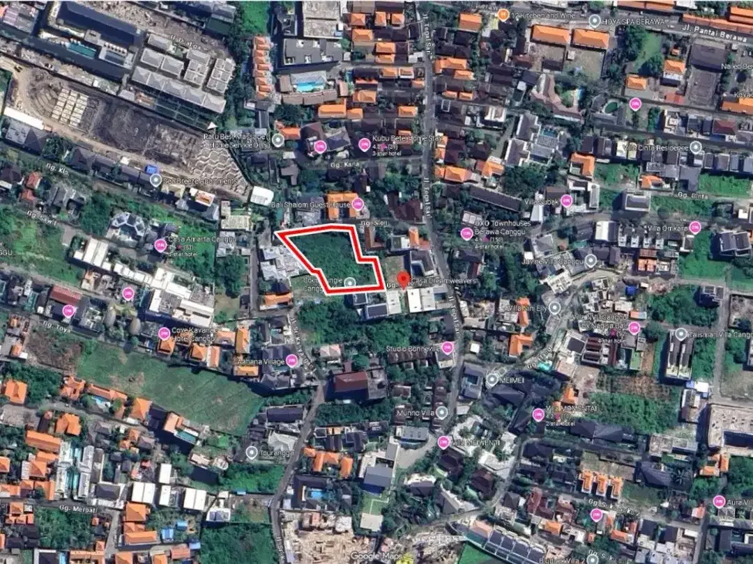 Land for rent in Jl Tegalsari, Berawa, Canggu - Image 2 of 5