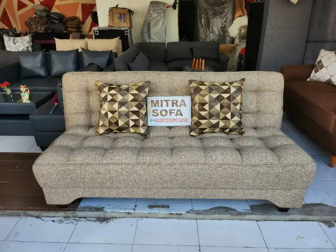 Sofa Bed Ready Stok Grey bhn berkualitas, Mitra Sofa Ramayana Mal Dps - Image 3 of 3